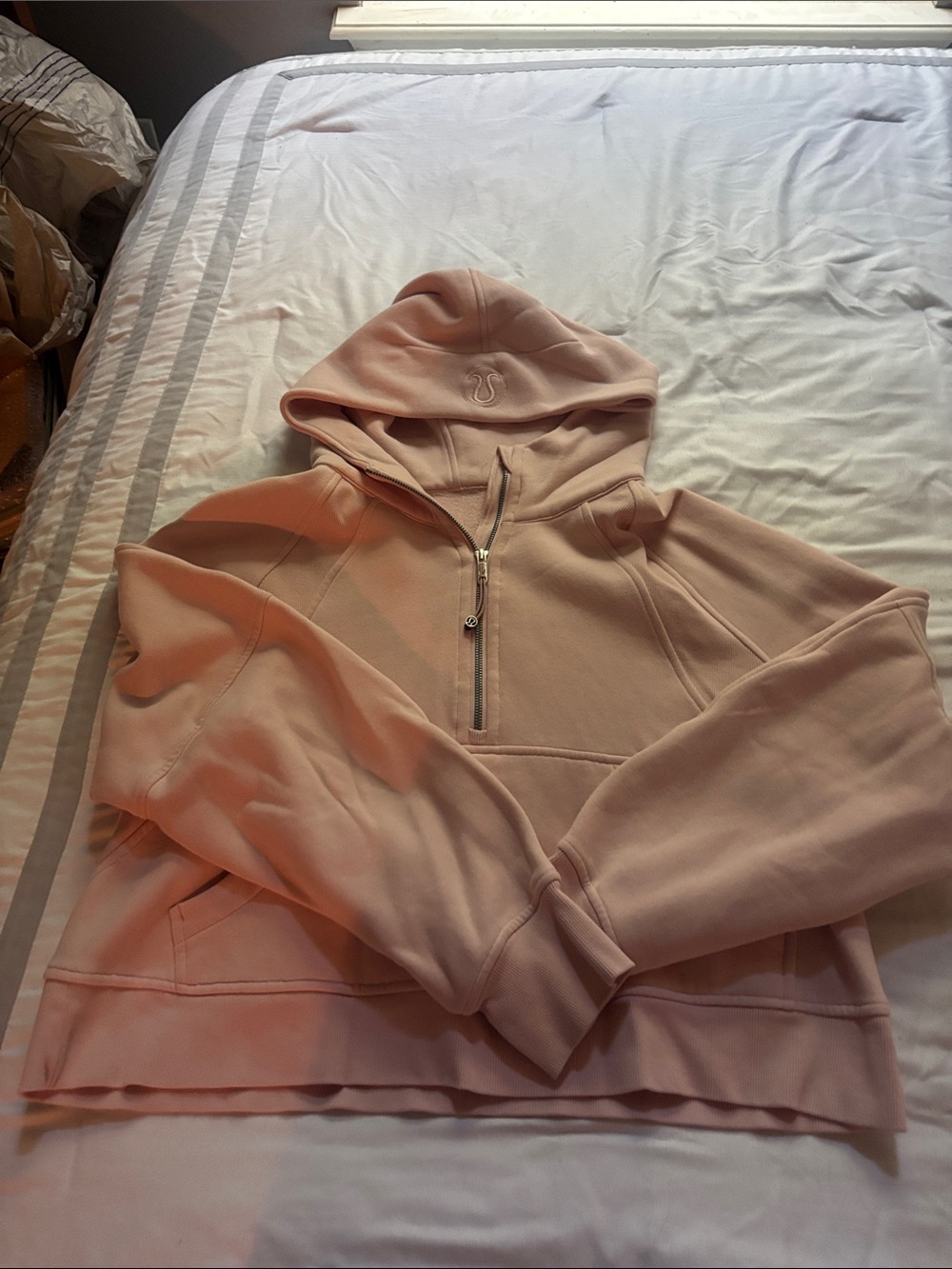 lululemon athletica Pink Half-Zip Hoodie
